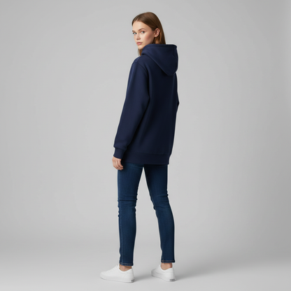Damen Hoodie Schwarz | Kapuzenpullover für Freizeit und Sport