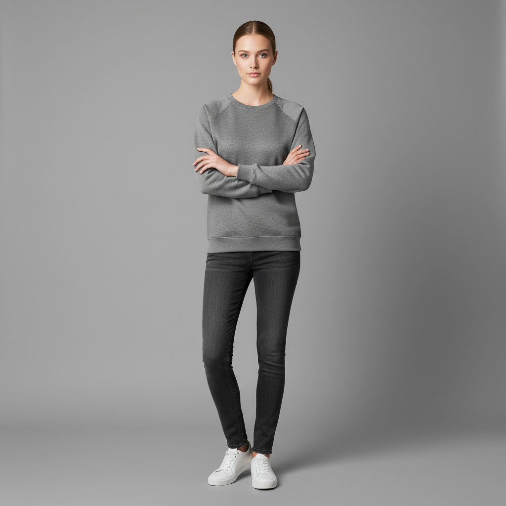 Eliza | Sweatshirt mit Rundhalsausschnitt für Damen