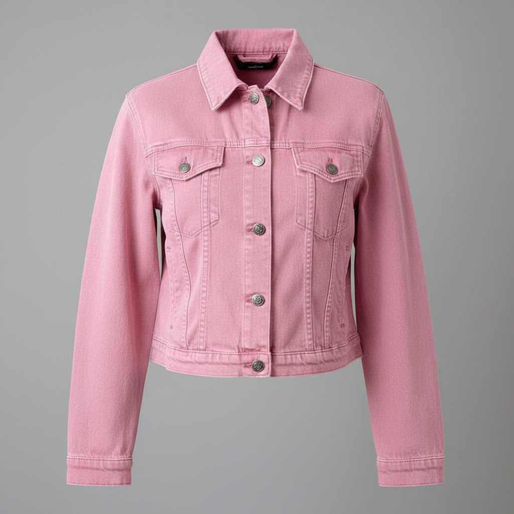 Monochrome Denimjacke | Damenjacke aus robustem Denim
