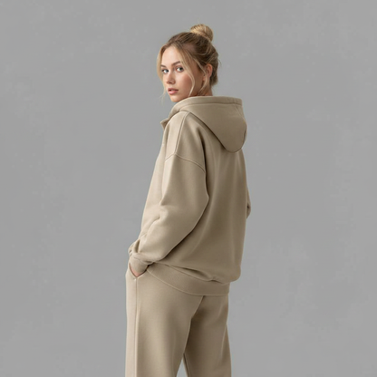 Oversize Hoodie Damen | Lässiger Kapuzenpullover aus Baumwolle