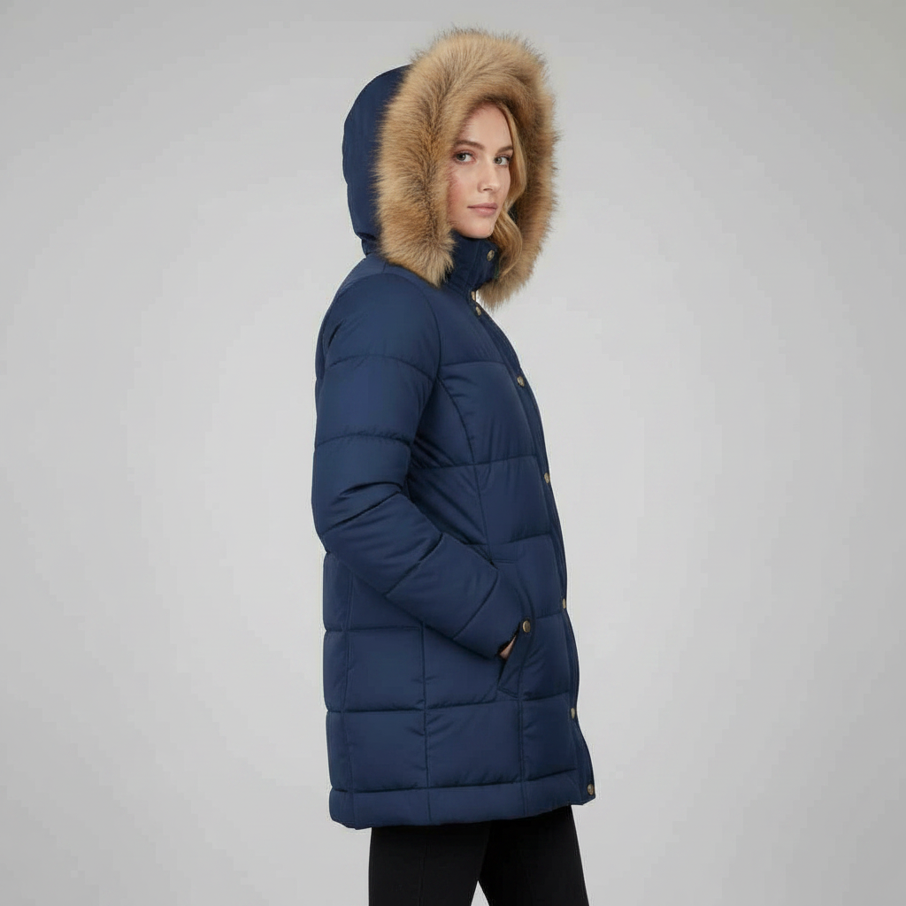 Steppjacke mit Kapuze | Damenjacke für Herbst und Winter