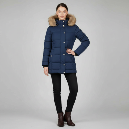 Steppjacke mit Kapuze | Damenjacke für Herbst und Winter