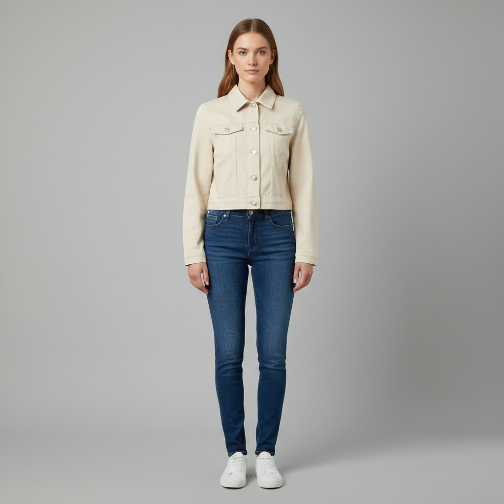 Stylische Jeansjacke | Damenjacke für Herbstmode